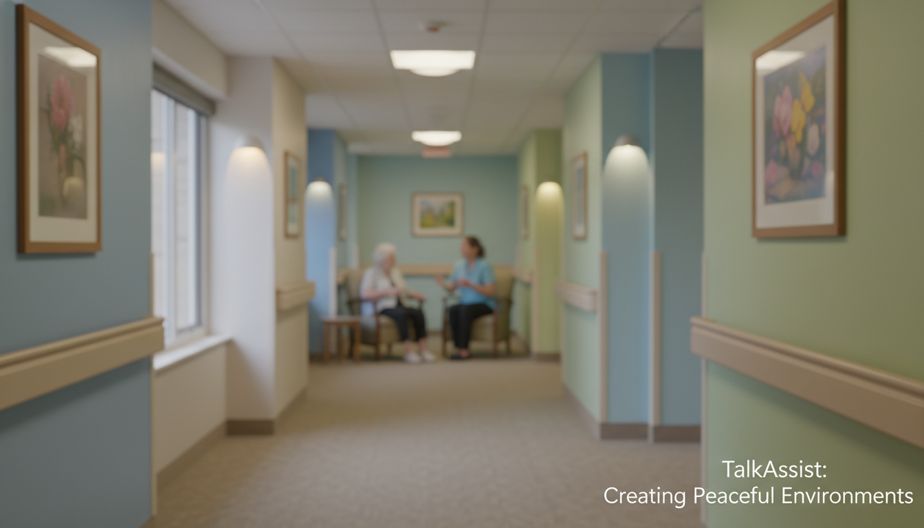 Quiet and professional senior living environment managed by TalkAssist